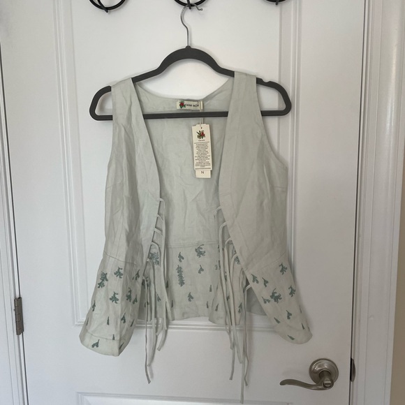 NWT FANM MON Flamen Top & Skirt Set | Mint Green × 1
S / Mint Green - Picture 3 of 9